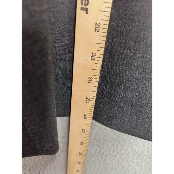 Escada Wool Collared Suit Jacket Blazer Dark Gray Womens German Sz 42 US Sz 12 - Picture 6 of 11